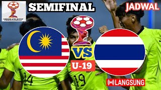 🔴 SemifinalMalaysia U19 vs Thailand U19  AFF U19 Championship 2024 [upl. by Eednac]