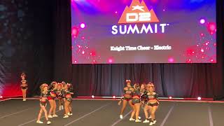 Knight Time Cheer 2019 D2 SummitSenior 3Electric [upl. by Astrid305]