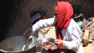 Life in the heart of the mountain Village life Afghanistan [upl. by Michail]