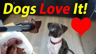 How To Cook Beef Heart For Dogs [upl. by Ttezzil]