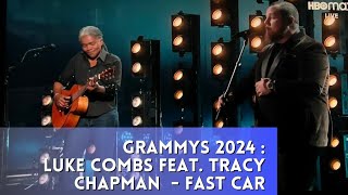 Grammys 2024  Luke Combs feat Tracy Chapman  Fast Car [upl. by Dnana]