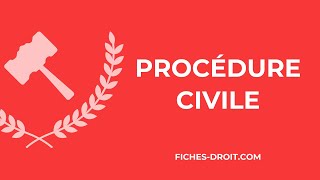 Cours de procédure civile Introduction et notions clés [upl. by Amarette551]