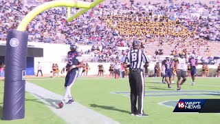 JSU FOOTBALL WINS BIG ON HOMECOMING [upl. by Annahpos]