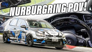 POV Nurburgring Laps in my 500BHP BIG TURBO MK7 Golf R Track Car [upl. by Celine101]