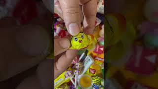 Bee chocolate 🐝 asmr asmrfood openingsweetssounds satisfying food sweet chocolate [upl. by Iaka]