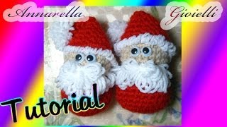 Tutorial amigurumi  Babbo Natale uncinetto  How to crochet Santa Claus SUB ENG [upl. by Erme]