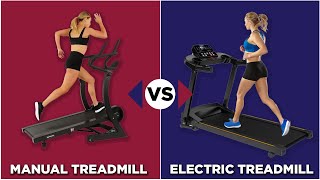 Manual Vs Electric Treadmill  Want To Lose Weight See Which Cardio Machine Is Best For You [upl. by Sternlight599]