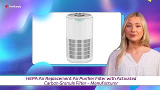 HEPA Air Replacement Air Purifier Filter with Activated Carbon Granule Filter  Manufacturer [upl. by Vaientina]