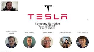 BCOM314R Tesla Company Narrative [upl. by Auqinet]