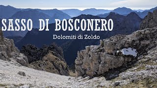 Via Normale al Sasso di Bosconero ▲ DOLOMITI DI ZOLDO [upl. by Gnut]