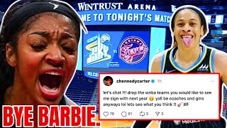 Chennedy Carter WANTS OUT of Chicago Did Angel Reeses EGO CHASE HER away from Sky WNBA [upl. by Ellainad]