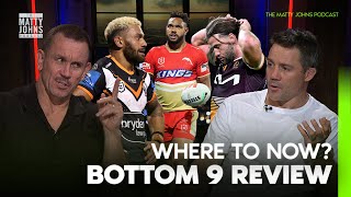 They choked 🤦 Bottom 9 teams get dissected and sliced by Matty Johns and Cooper Cronk  Fox League [upl. by Ssac]