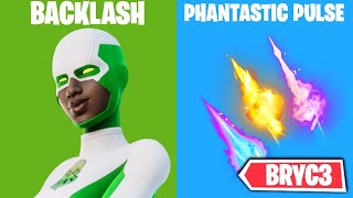 BACKLASH  PHANTASTIC PULSE Fortnite Gameplay Fortnite Superhero Skins [upl. by Urita676]