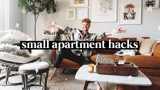 10 SMALL APARTMENT DECORATING TIPS  HACKS  Lone Fox [upl. by Callie]