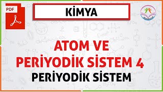 ATOM VE PERÄ°YODÄ°K SÄ°STEM 4 2020 TYT PERÄ°YODÄ°K SÄ°STEMÄ°N GENEL Ã–ZELLÄ°KLERÄ°YENÄ° MÃœFREDAT [upl. by Orren332]