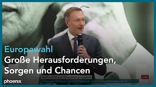 FDP präsentiert Kampagne zur Europawahl [upl. by Naman]