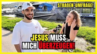 JESUS ist GOTTES SOHN STRAßENUMFRAGE [upl. by Annetta]