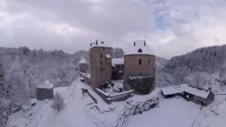 Château de Reinhardstein  HautesFagnes  vidéo 360° [upl. by Eisle638]