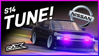 INSANE S14 TUNE Car X Drift Racing Fujin SX  Ultimate Setup [upl. by Blondelle]