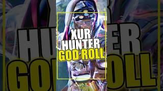 Destiny 2  Xur Hunter God Roll [upl. by Torrence]