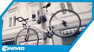 TechnikInnovation Das sicherste Fahrradschloss  TVSpot  Conrad [upl. by Annoda]