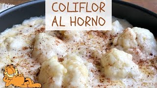 Coliflor al Horno 🤤 ¡Con BECHAMEL y QUESO [upl. by Pembroke686]