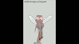 failed strategies of mosquito 🤣🤣4k memes trending shortvideo funny cartoon funnyvideo [upl. by Jobyna]