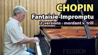 Chopin quotFantaisie Impromptuquot X 2 mordant v trill [upl. by Eerol]