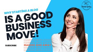 Why Starting a Blog Is A Good Business Move  A MASSIVE NOTARY GIVEAWAY [upl. by Daitzman]