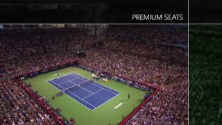 Discover the Level 200 seating at Rogers Cup in Montreal [upl. by Nedla]