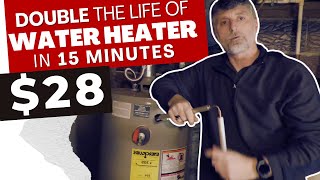 Water Heater  Anode Rod Replacement [upl. by Htebazile]