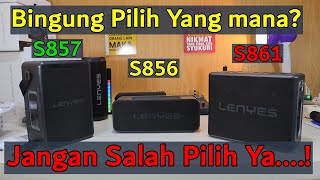 lenyes s857 lenyes s856 lenyes s861 perbandingan suara mic tes review karaoke speaker lenyes [upl. by Imehon932]