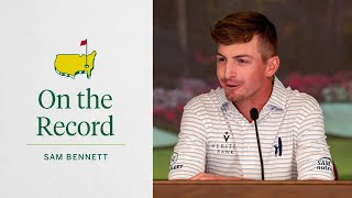 Amateur Sam Bennett off to A quotDream Startquot at August National  The Masters [upl. by Fredela486]