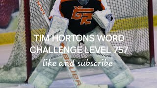 Tim Hortons Word Challenge Level 757 timhortons free newvideo subscribe [upl. by Aihsenad]