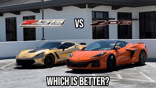 2024 Corvette C8 Z06 vs C7 Z06  An Honest Comparison [upl. by Botnick]