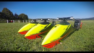 Sab Comet Evo V2 Speed Heli RC training fly 10S amp 16S setup [upl. by Pike]