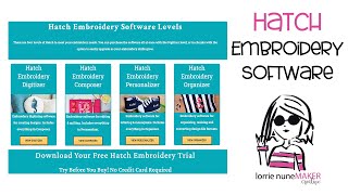 Hatch Embroidery Software for Beginners [upl. by Mure644]