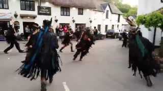 Beltane Border Morris dancing Tolmen Stone 22514 [upl. by Leinehtan649]