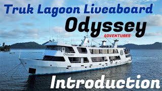 Liveaboard Odyssey in Truk lagoon introduction Chuuk Micronesia [upl. by Vona]