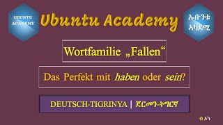 Wortfamilie „Fallen“  Das Perfekt mit haben oder sein  Ubuntu Academy [upl. by Hsepid]