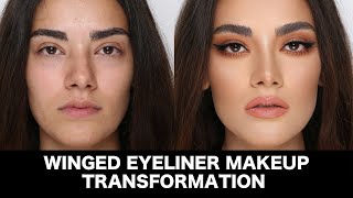 Winged eyeliner Makeup Transformation by Samer Khouzami [upl. by Turino]