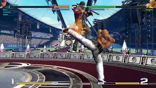 King Of Fighters XIV Arcade Mode Max Difficult XV South Town Team [upl. by Keung]