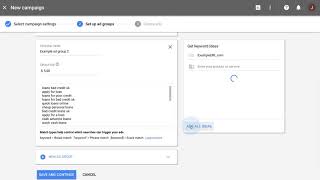 Erstellen Sie mehrere Anzeigengruppen und Anzeigen in der neuen AdWordsUmgebung [upl. by Delfine]