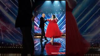 The fat wife dances very attractively on the Americas Got Talent stage [upl. by Helli]