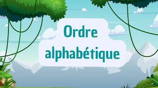 Ordre alphabétique  Jeu éducatif [upl. by Anomahs]