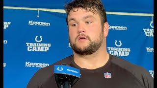 Indianapolis Colts  Quenton Nelson and Zaire Franklin fight  why did no one ask about it [upl. by Leoine212]