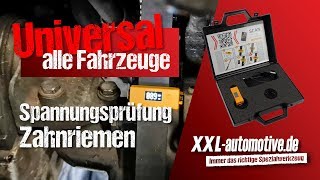 Spannungsprüfung Zahnriemen von Conti für PSA Citroen Peugeot Fiat Renault Opel Porsche [upl. by Kameko]