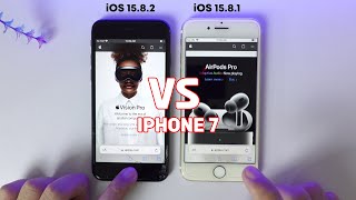 iOS 1582 Vs iOS 1581 on iPhone 7 Full Speed Test [upl. by Soane964]