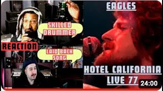 Eagles Hotel California Live 1977 REACTION [upl. by Longawa874]