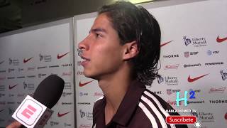 Diego Lainez sobre ALTERCADO con Matt Miazga quotNO ME OFENDIO DE NINGUNA MANERAquot vs Estados Unidos [upl. by Anairam246]